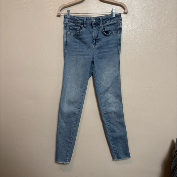 We The Free Denim - We the Free‎ Women's Jeans Skinny Stretch Denim Raw Hem Size 26